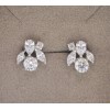 92.5 Sterling Silver Multi Stoned Stud for Girl's